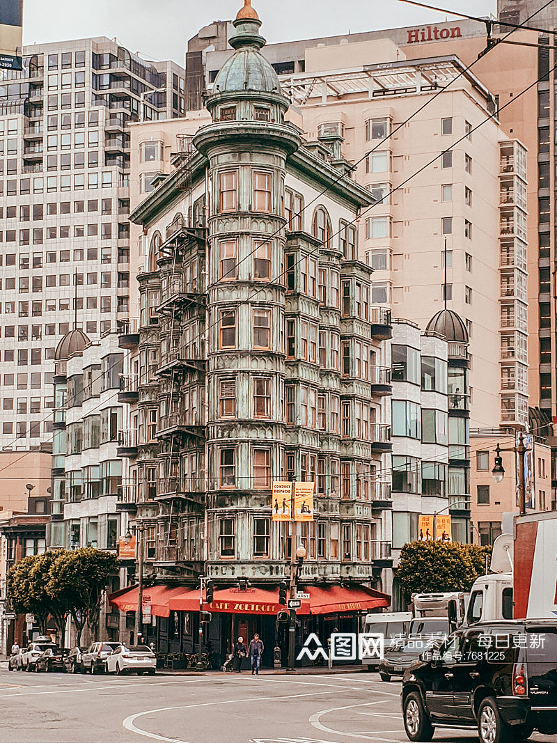 美丽美国旧金山风景摄影图素材