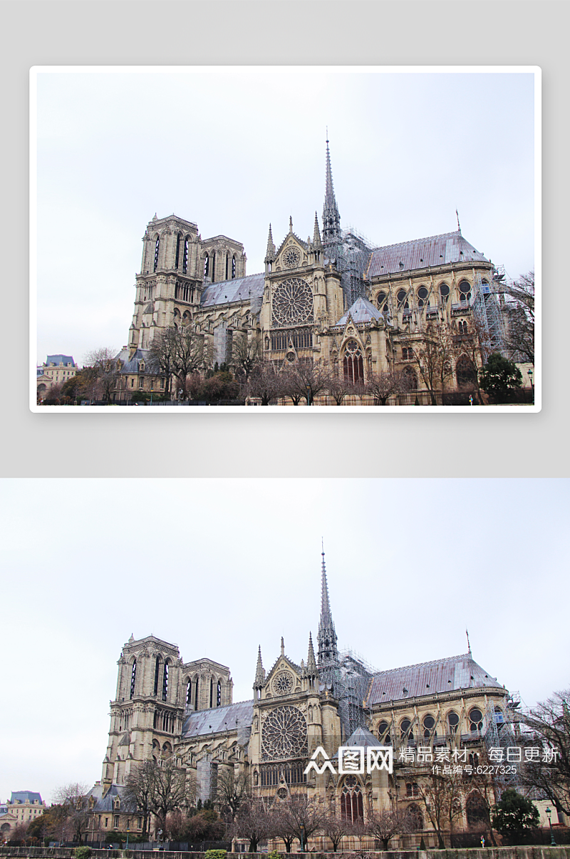 创意高清法国建筑风景图片素材