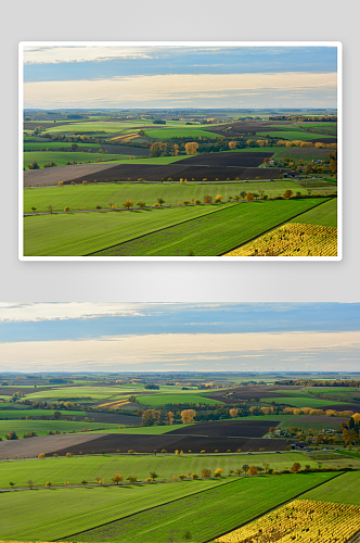 大气欧洲乡村田园风景摄影图