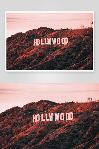 美国好莱坞风景摄影图