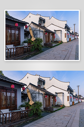 大气古镇西塘风景摄影图