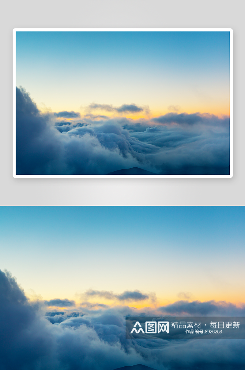 云雾云海风景摄影图素材