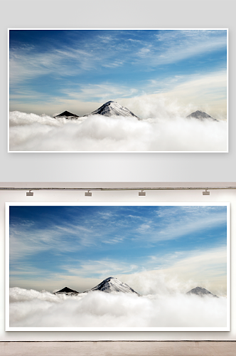 云雾云海风景摄影图