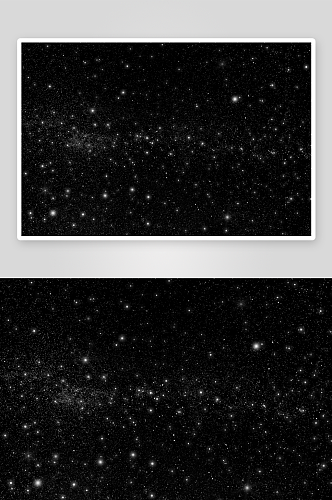 夜晚星空银河风景摄影图
