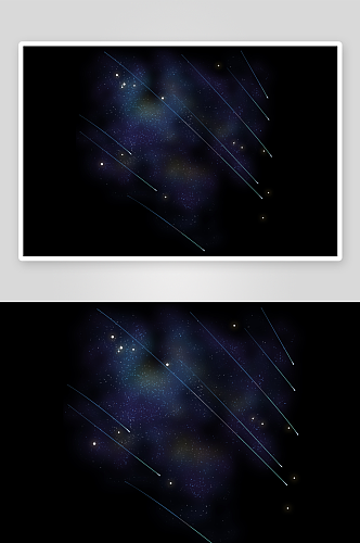 夜晚星空银河风景摄影图