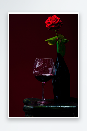 红酒酒水饮品摄影图片