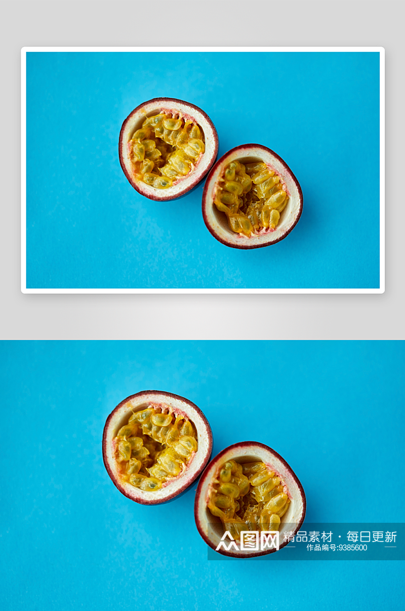 营养美味百香果摄影图素材