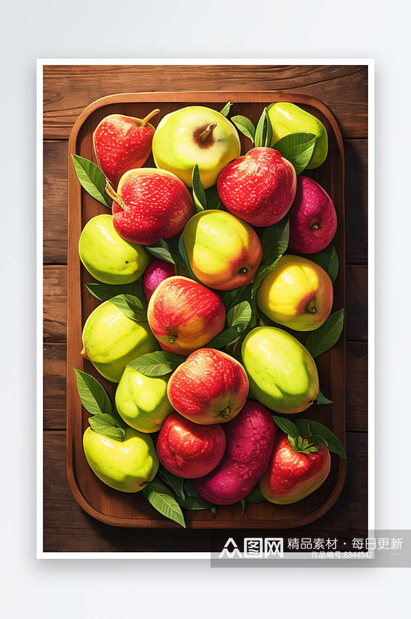 五彩斑斓的夏季水果组合盆景5素材