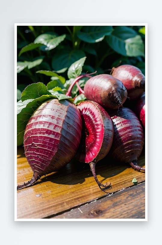 AI数字创意画作蔬菜健康搭配摄影图片