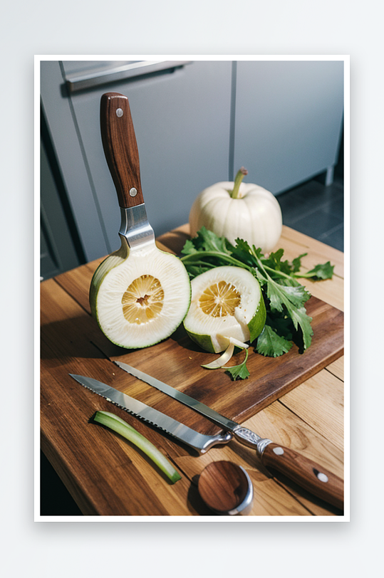 AI数字创意画作食材天然健康美味摄影图片