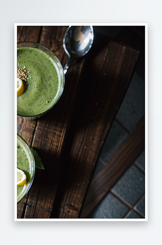 AI数字艺术蔬菜饮料写实摄影图片