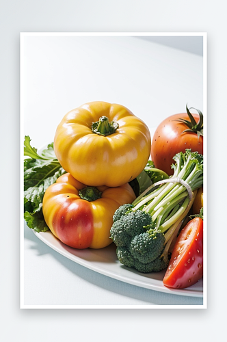 AI数字艺术健康蔬菜摄影图片