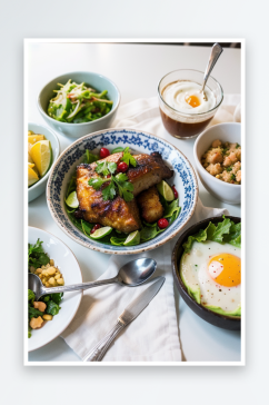 AI数字艺术健康营养美食摄影图片