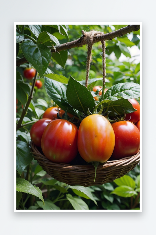 AI数字艺术水果果篮摄影图片