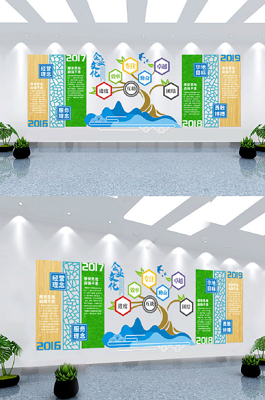 經(jīng)營理念文化墻企業(yè)文化墻