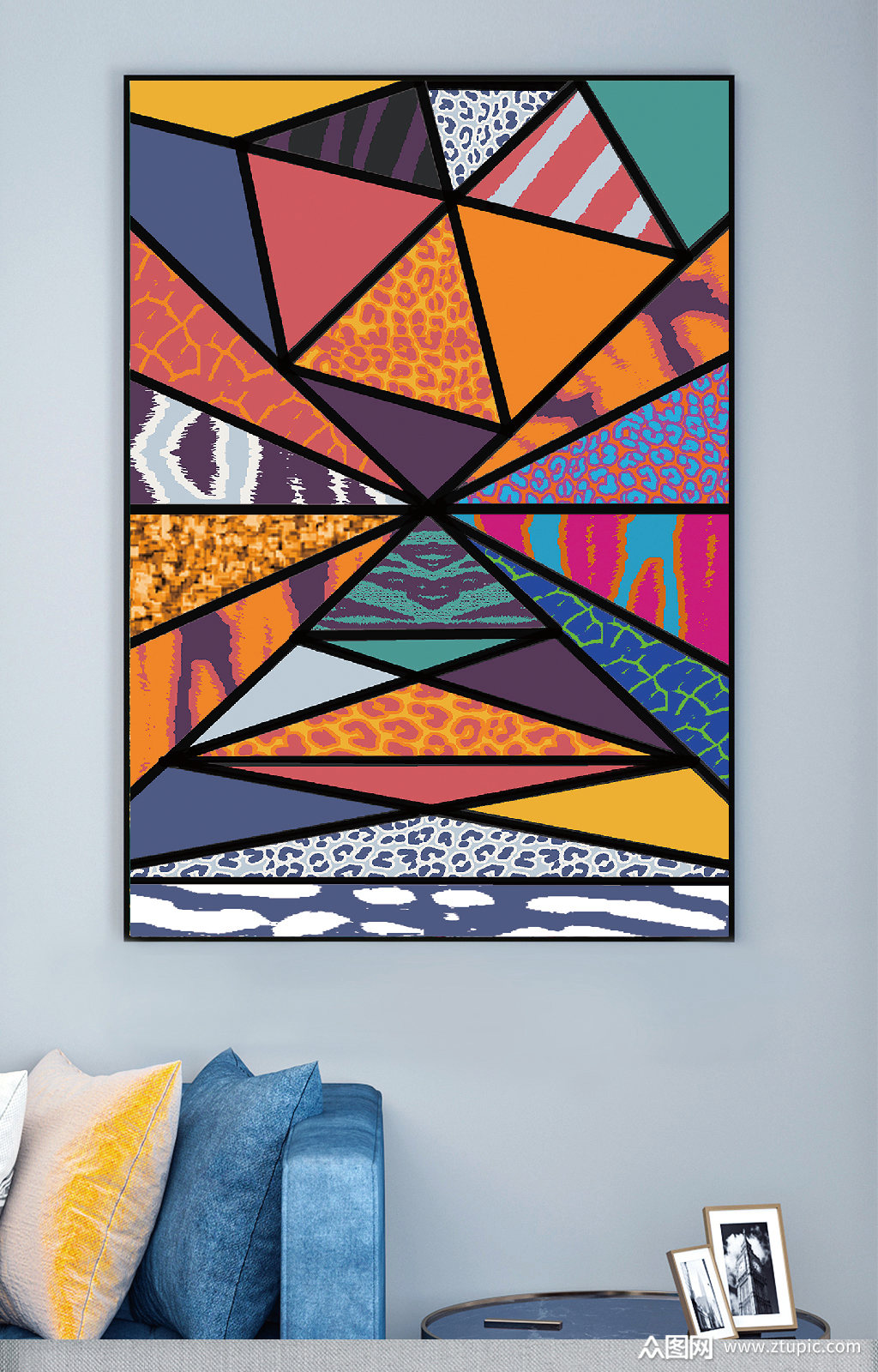 写实北欧唯美抽象图形色彩