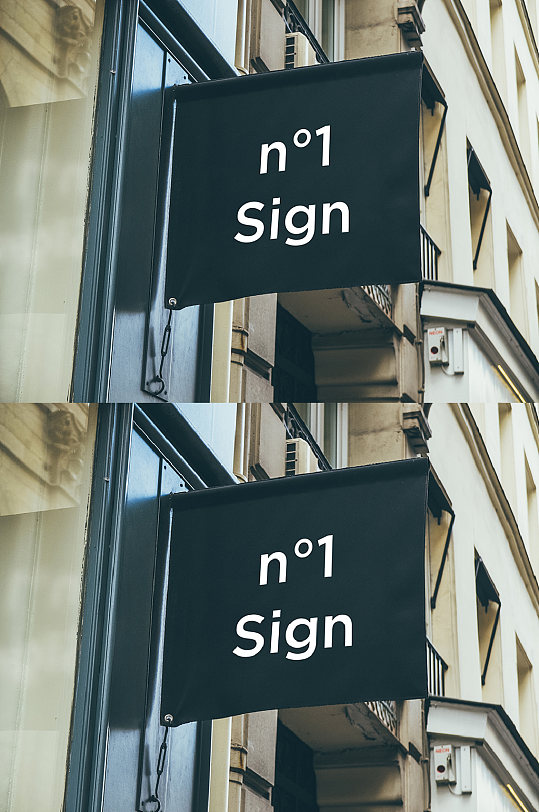 欧式高端简约门头老房子logo门头设计