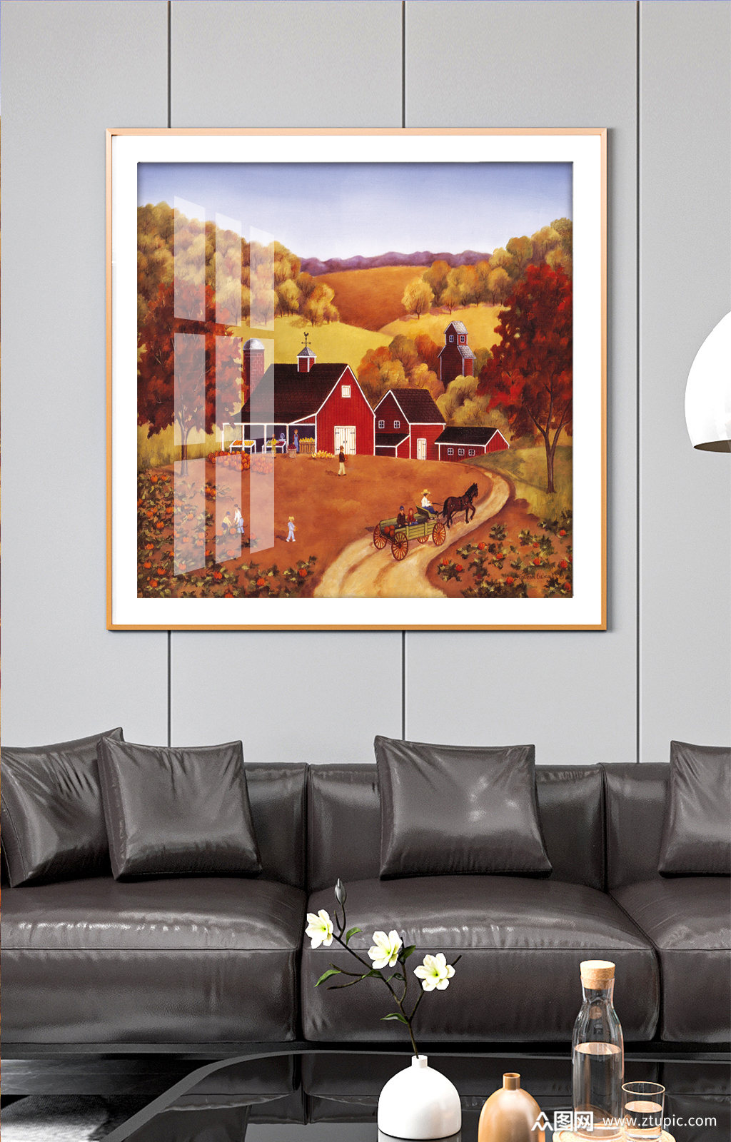 水彩装饰画丰收的季节