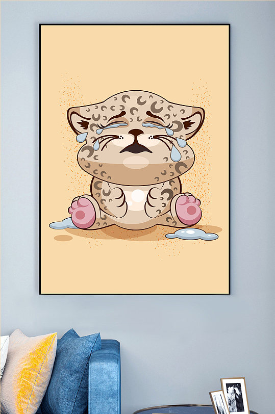 可爱萌物动物装饰画