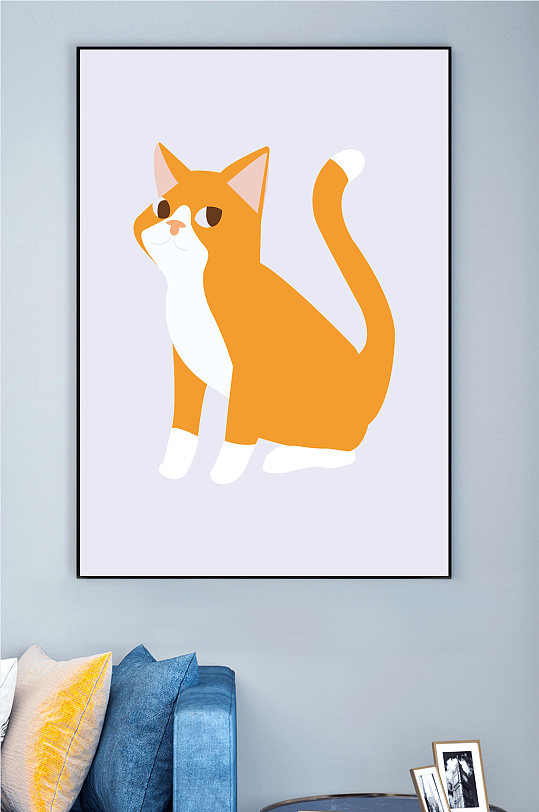 可爱萌动物装饰画图片-可爱萌动物装饰画设计素材-可爱萌动物装饰画模