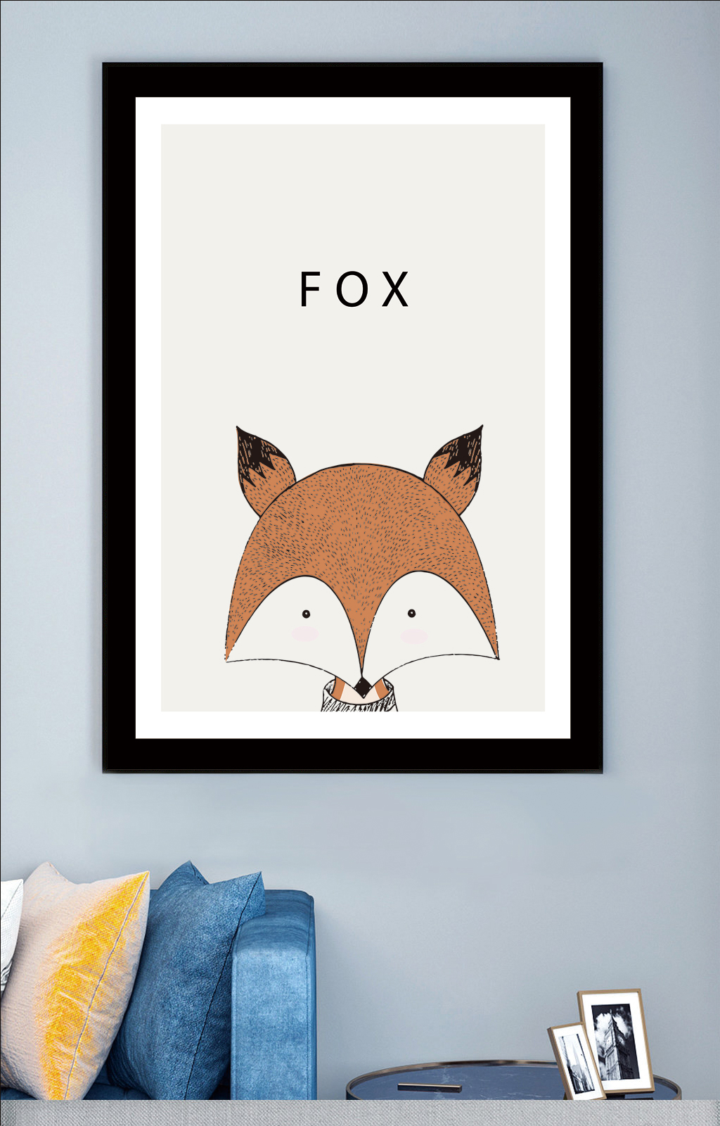 萌物小狐狸装饰画