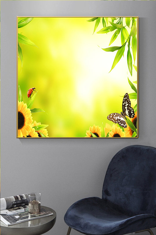 现代唯美风景装饰画-众图网