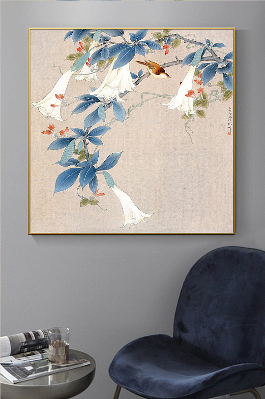 中国风水墨新中式装饰画