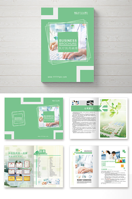 绿色高端企业画册