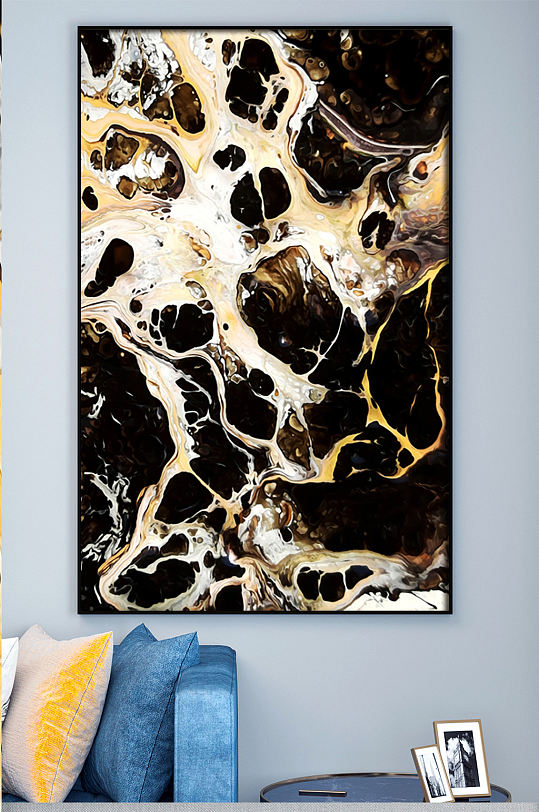 大理石高端色彩装饰画流行