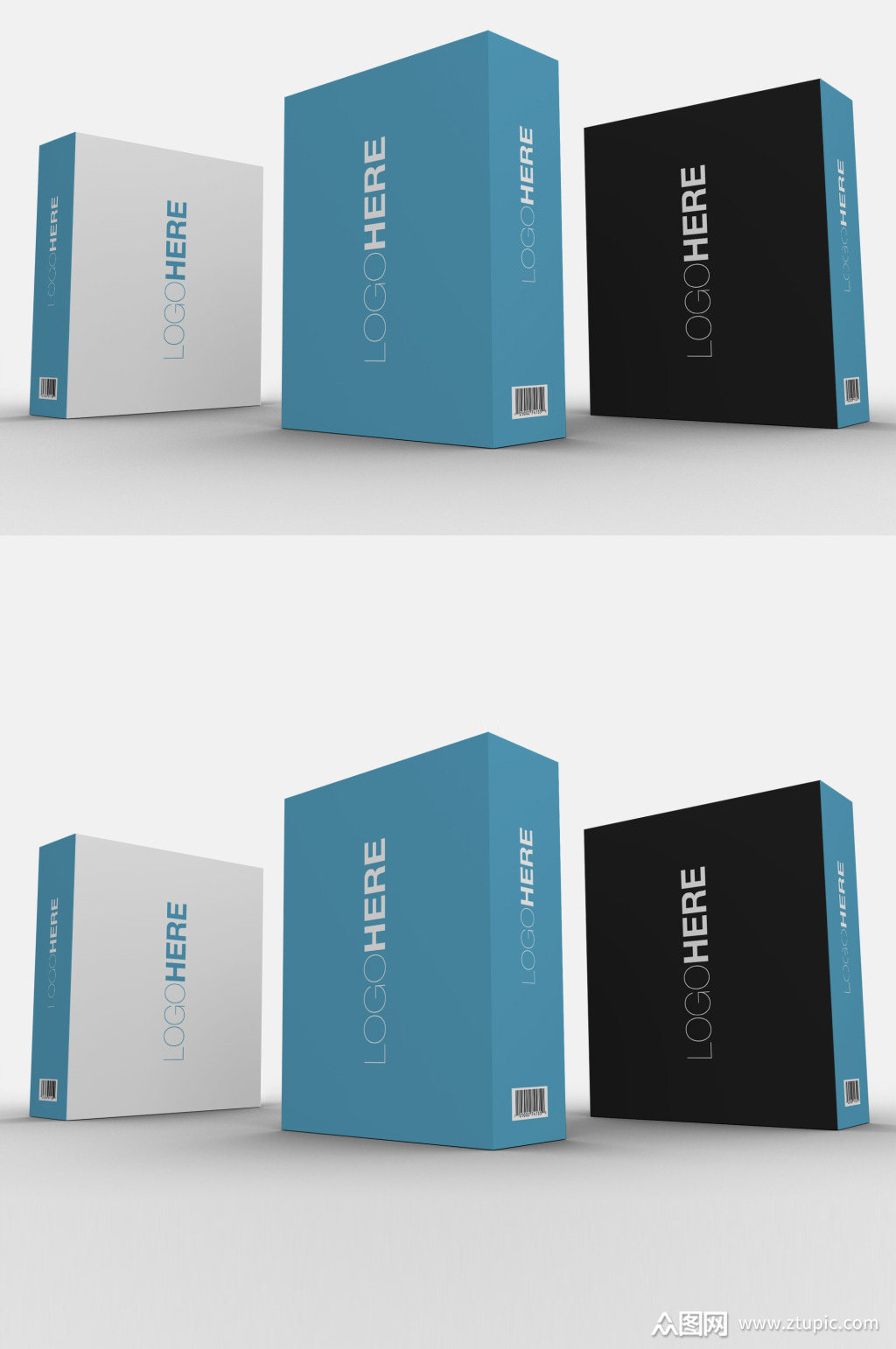高端简约纸盒样机盒子模板下载-编号282243-众图网