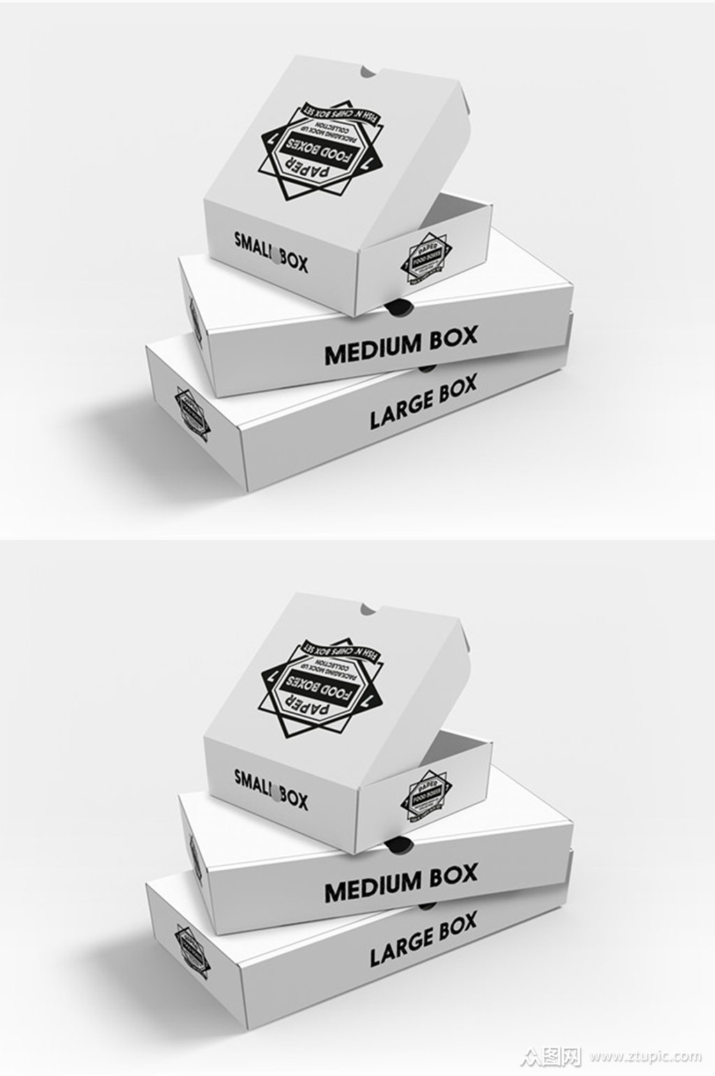 异形纸盒包装盒样机三层