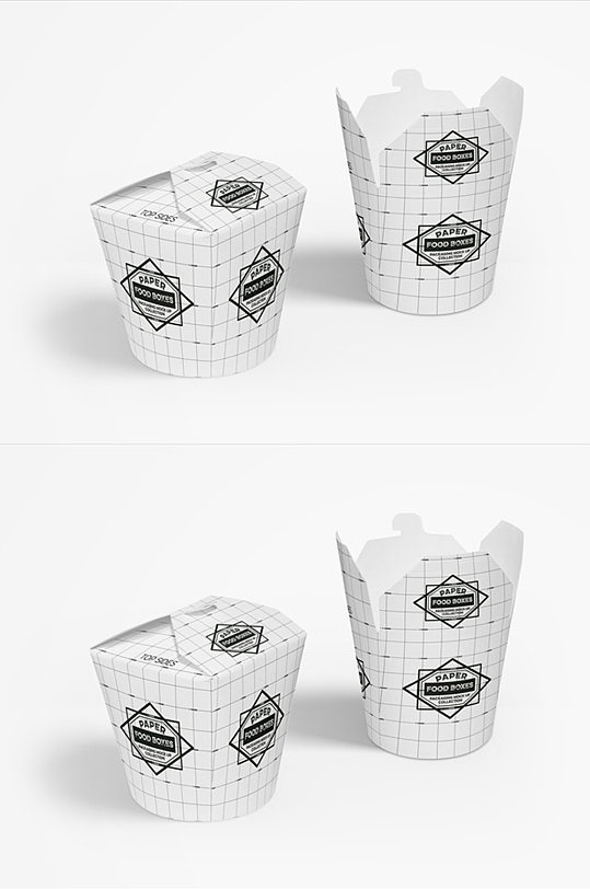 异形纸盒包装盒样机冰淇淋