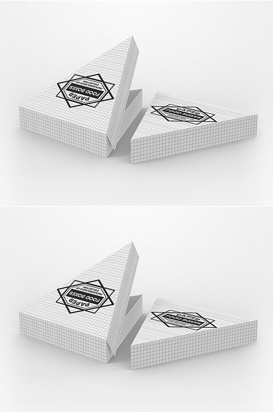 异形纸盒包装盒样机条纹