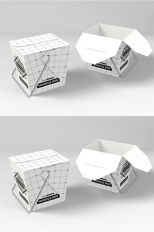 异形纸盒包装盒样机提手