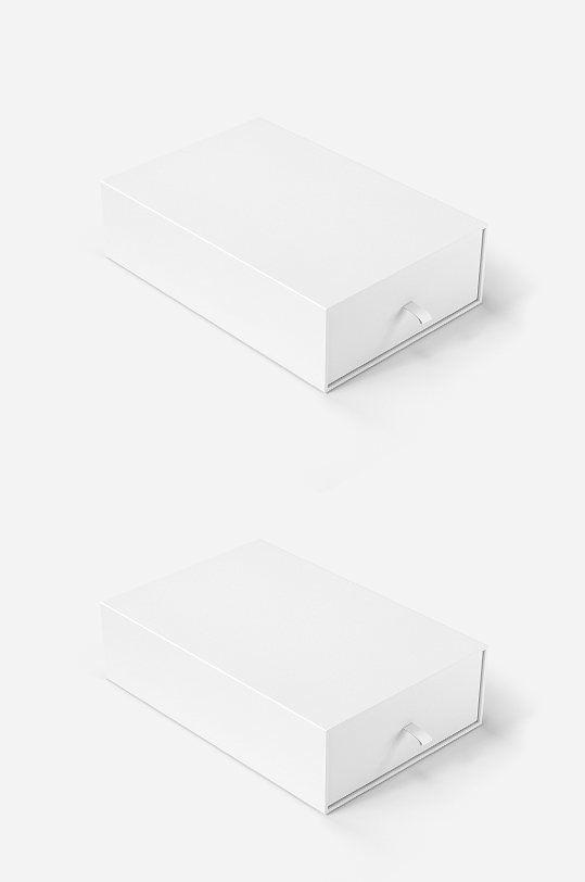 纸盒手提袋样机长方形