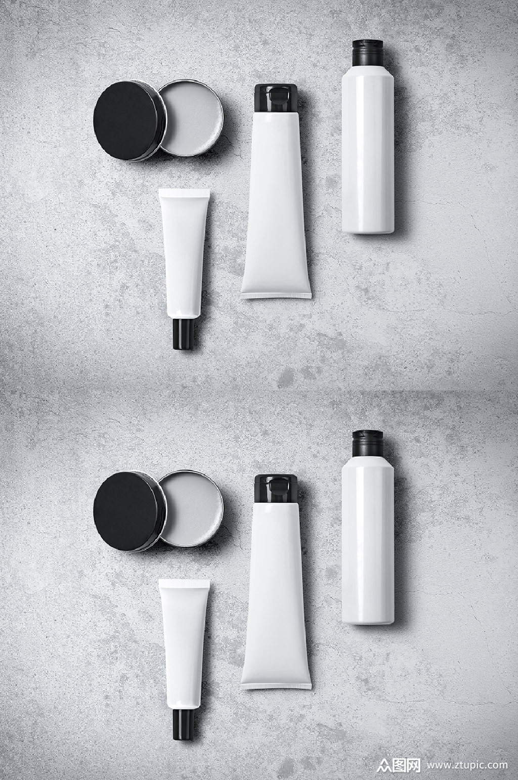 护肤品vi样机套组乳液护肤品样机模板下载-编号318453-众图网