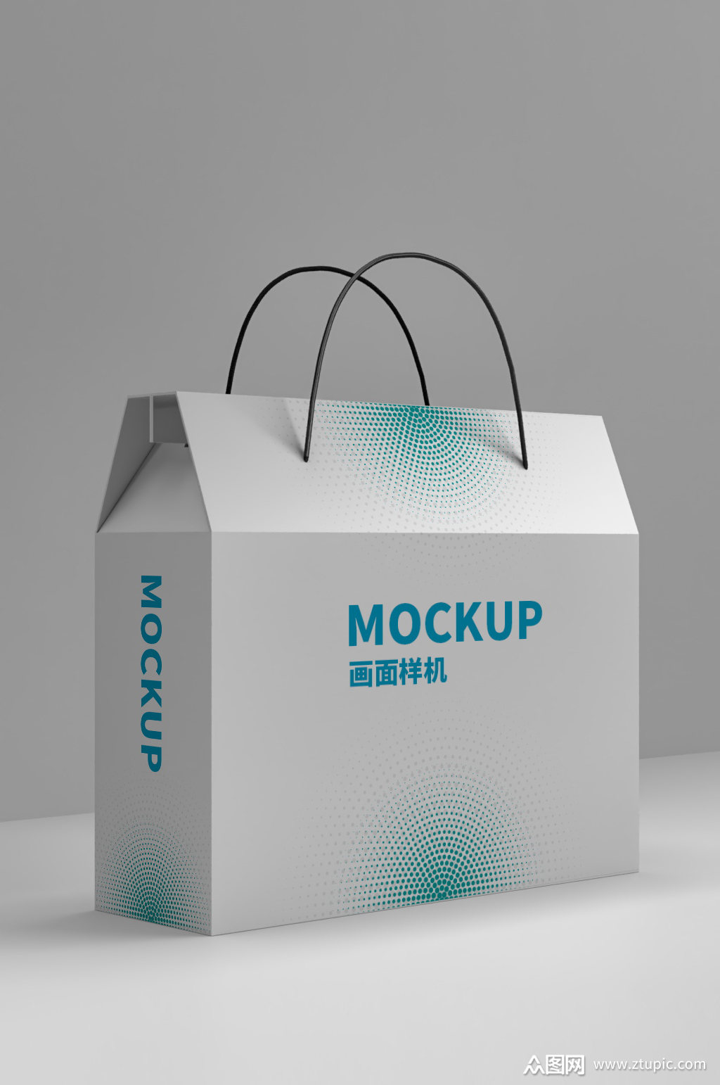 手提盒高端样机晕染模板下载-编号345760-众图网