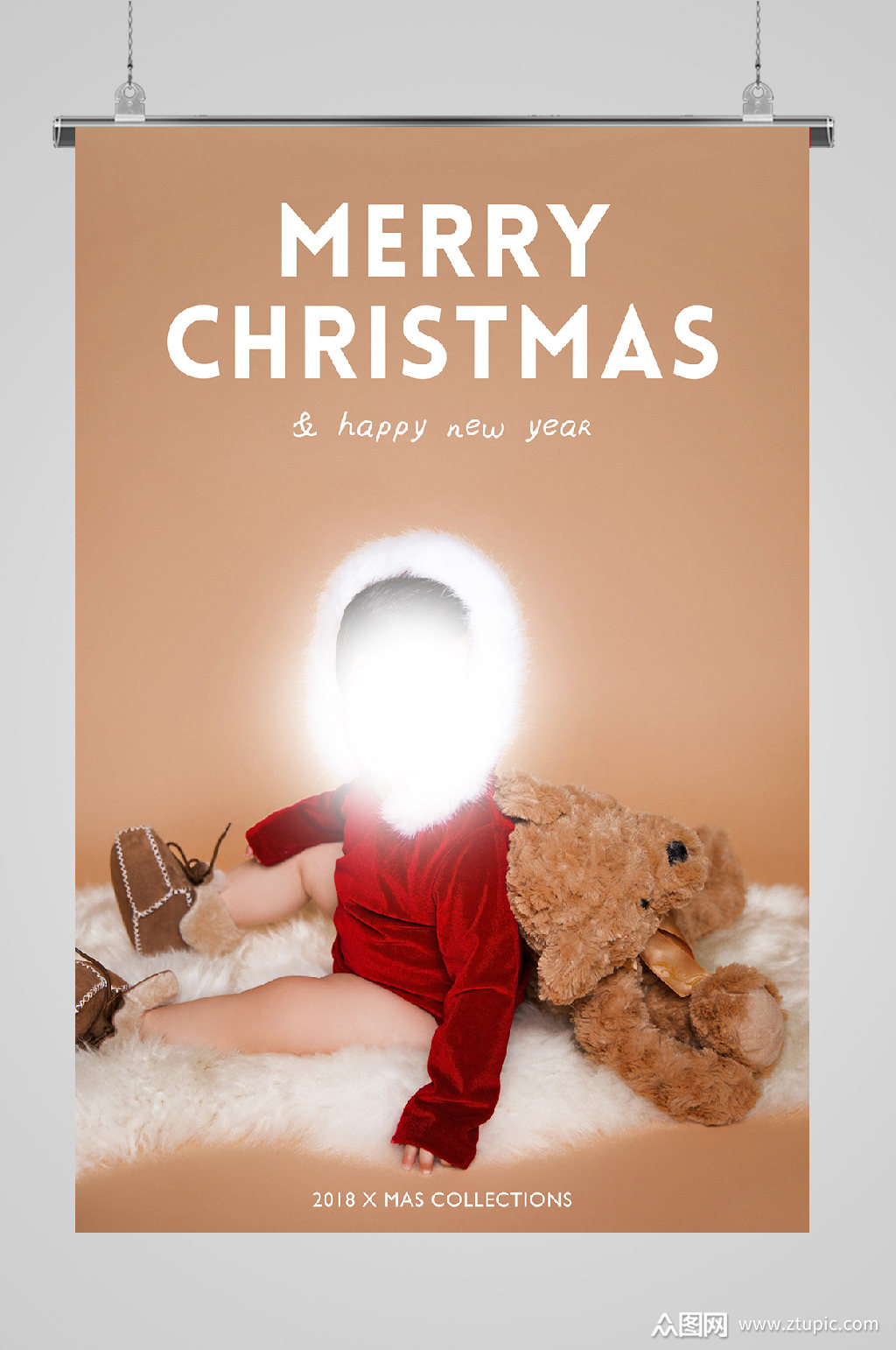 婴儿摄影海报可爱素材