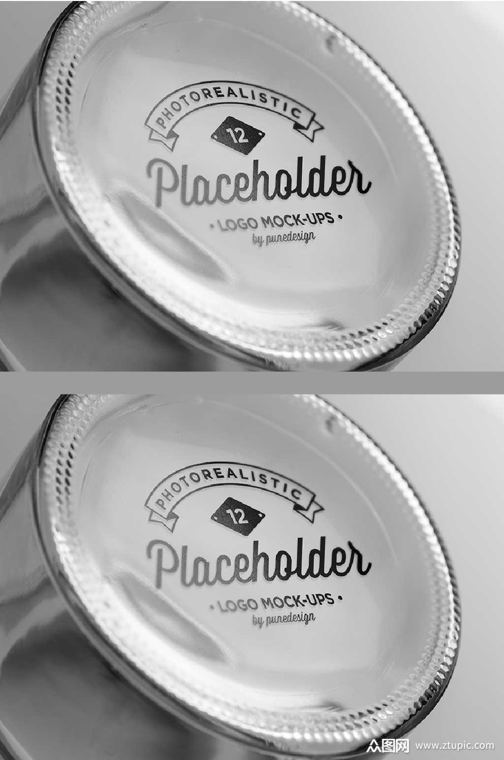 啤酒瓶logo样机英文