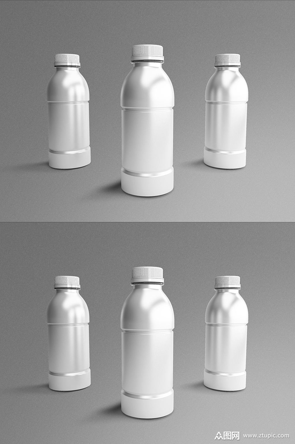 饮料瓶样机三联瓶器饮料样机