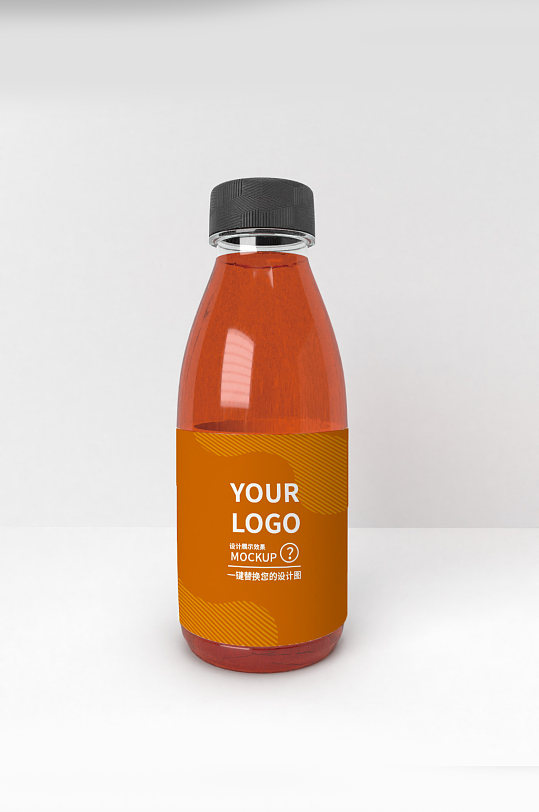 饮料瓶样机红色果汁样机