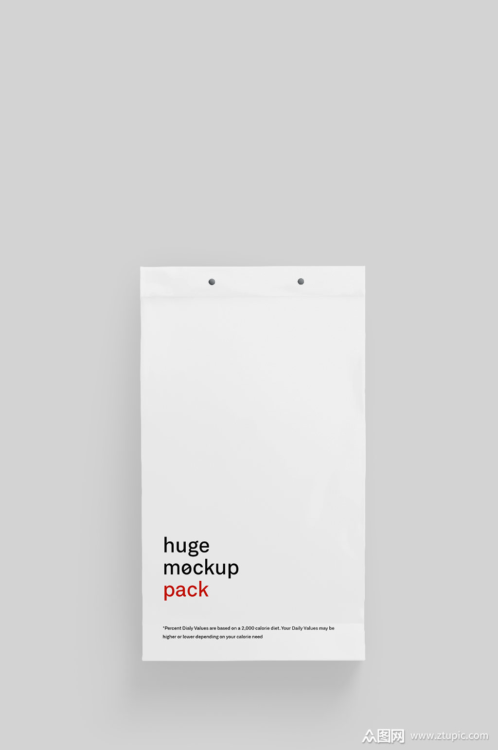 包装袋样机长款袋素材