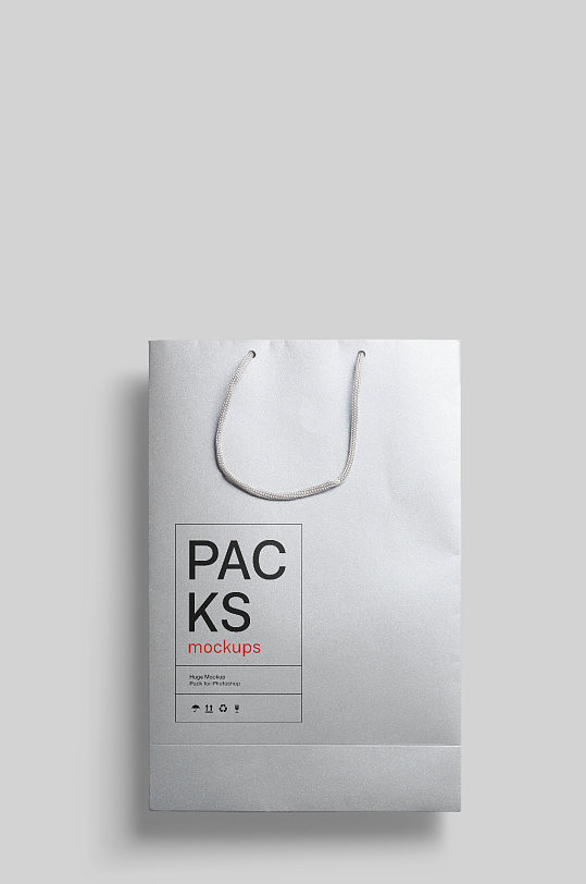 包装袋样机简洁白净