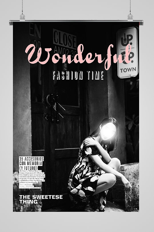 杂质写真封面海报复古