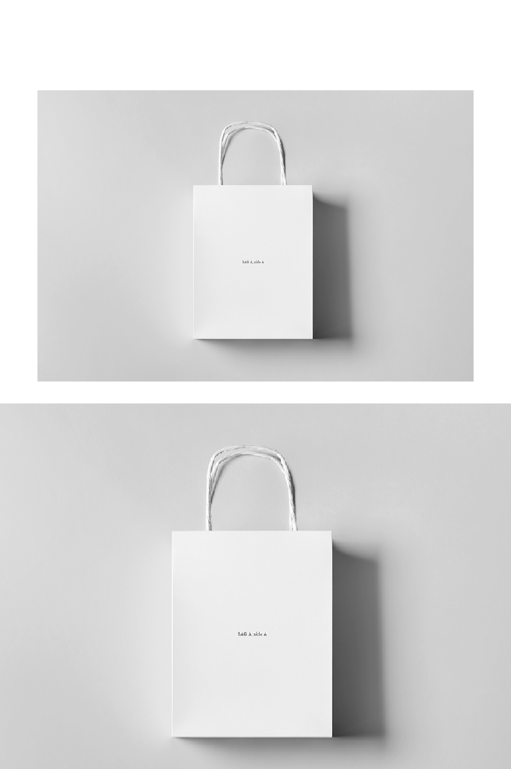 手提袋简约样机干净