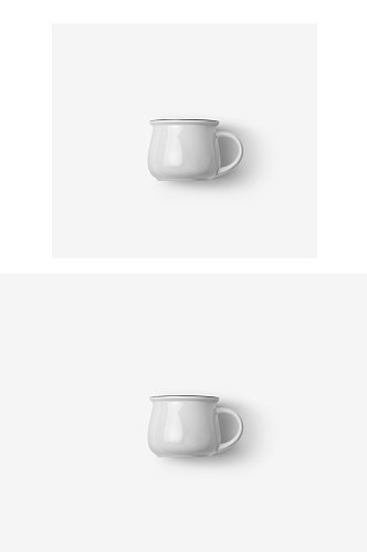 陶瓷茶杯素白样机