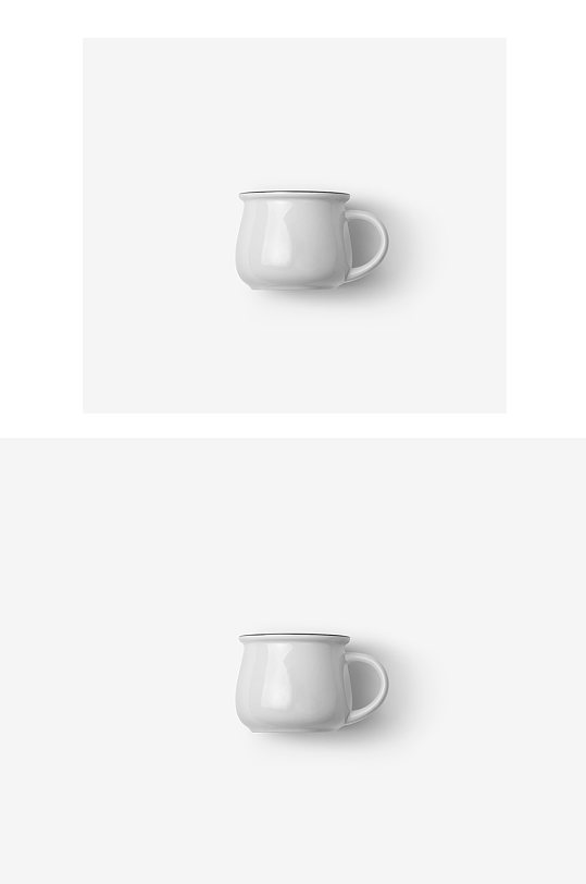 陶瓷茶杯素白样机