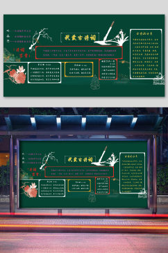 班级校园新学期黑板报 奋战冬三月黑板报