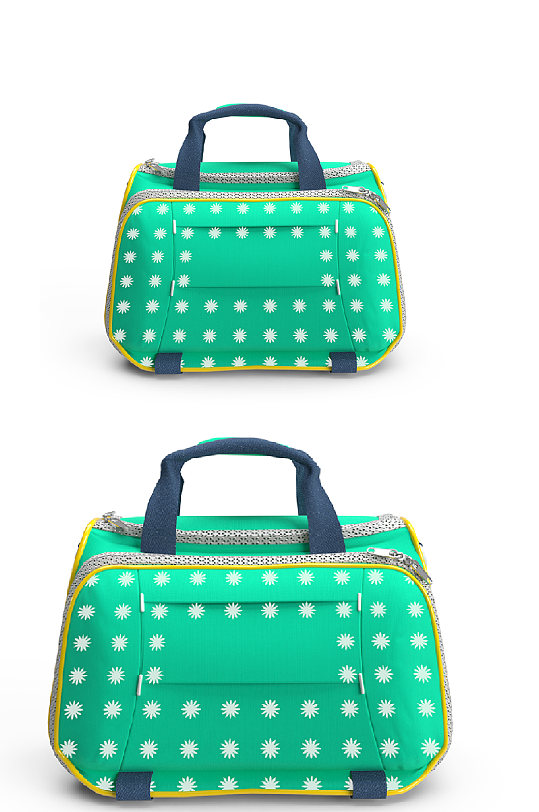 手提包个性样机绿色手提包