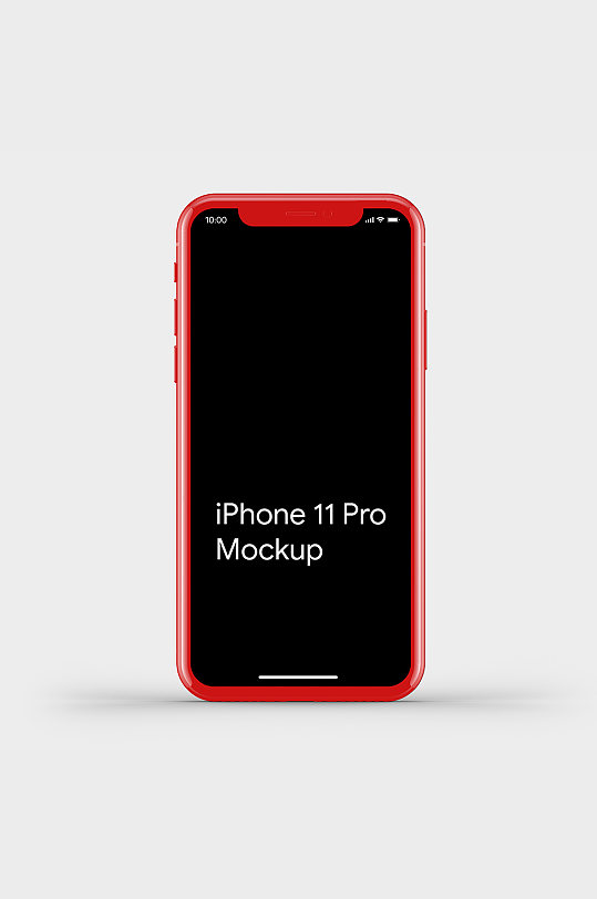 iphone11pro大红展示样机宣传
